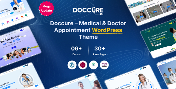 Doccure - Doctor Appointment Booking and Clinic Management WordPress Theme