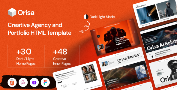 Orisa - Creative Agency & Portfolio HTML Template