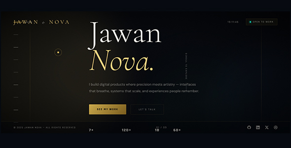 Jawan - Personal Portfolio HTML Template