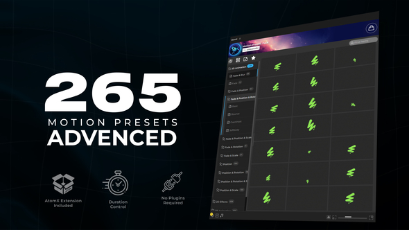 Advanced Motion Animation Presets
