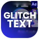 Glitch Text Animations - VideoHive Item for Sale