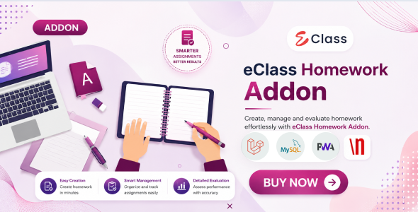 eClass Home Work Addon