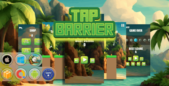 Tap Barrier Game Template