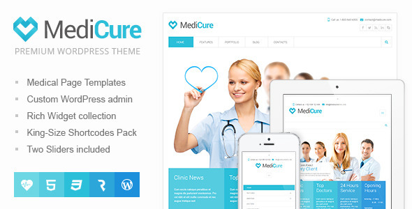 MediCure - Zdrowie i medycyna Wordpress