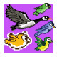 Flying Bird Game Character Pixel Art Sprite - GraphicRiver Item for Sale
