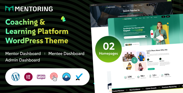 Mentoring - Mentor and Coaching Booking WordPress Theme