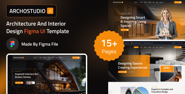 Archostudio - Architecture & Interior Figma Template