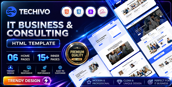 Techivo – IT Service Agency & Consulting Firm HTML Template