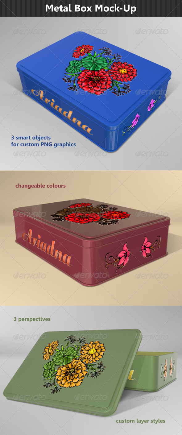 Download Metal Box Graphics Designs Templates From Graphicriver