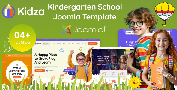 Kidza – Kindergarten & School Joomla Template