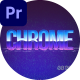 Retro Chrome Text Logo - VideoHive Item for Sale