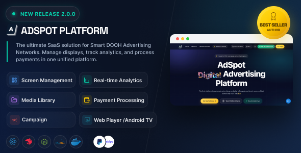 ADSPOT | Digital Signage Advertising Platform App