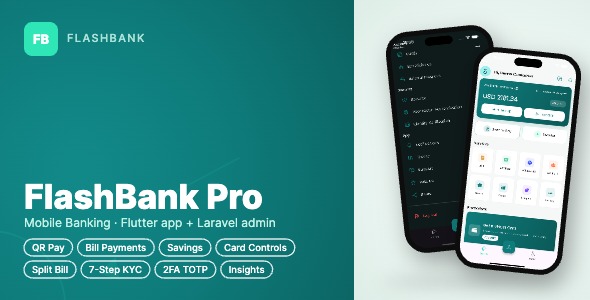 FlashBank - Mobile Banking Flutter App