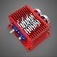 Dual 2 Shaft Crusher Shredder Grinder Machine Cutting Gear Blade - 3DOcean Item for Sale
