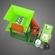 Multipurpose Shredder Crusher Breaker Mill Machine Diesel Engine - 3DOcean Item for Sale