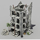 Low Poly Warzone Wrecked Building 1 - 3DOcean Item for Sale