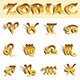 Zodiac Gold Symbols - GraphicRiver Item for Sale