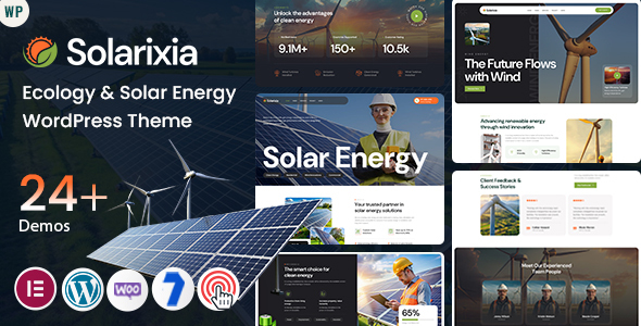Solarixia - Ecology & Solar Energy WordPress