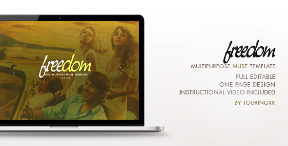 Freedom Multipurpose One Page Muse Theme