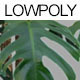 Low-poly Plant "Philodendron Deliciosa" - 3DOcean Item for Sale