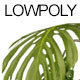 Low-poly Plant "Philodendron" - 3DOcean Item for Sale