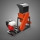 Multi Purpose Crusher Shredder Breaker Cutter Machine Gas Engine - 3DOcean Item for Sale