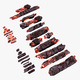 Smoldering Glowing Embers Set M1 - 3DOcean Item for Sale
