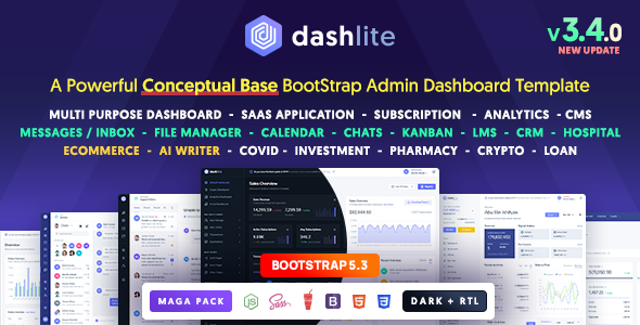 DashLite - Bootstrap Responsive Admin Dashboard Template