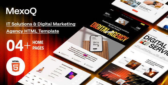 Mexoq - Digital Marketing AI Agency and IT Solutions Html Template