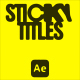 Sticky Titles - VideoHive Item for Sale