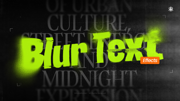 Blur Text Effects