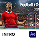 Football Player Statistics Intro - VideoHive Item for Sale
