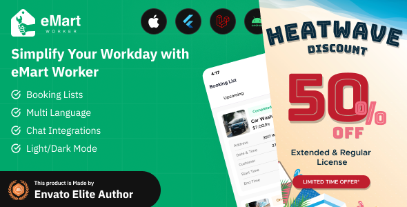 eMart - Worker / Service Man app for On-Demand Service