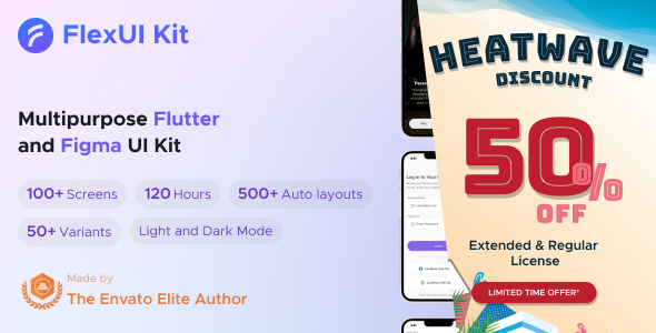 FlexUI Kit Flutter - Best Flutter UI Kit