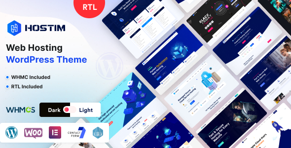 Hostim - Web Hosting WordPress Theme with WHMCS