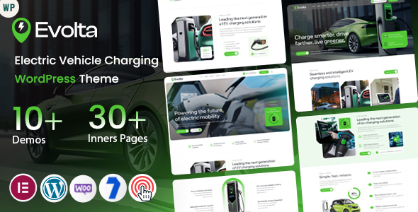 Evolta - Electric Vehicle Charging Station WordPress