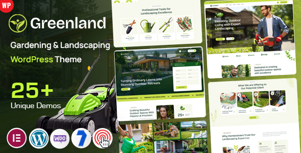 Greenland - Gardening Landscaping WordPress Theme