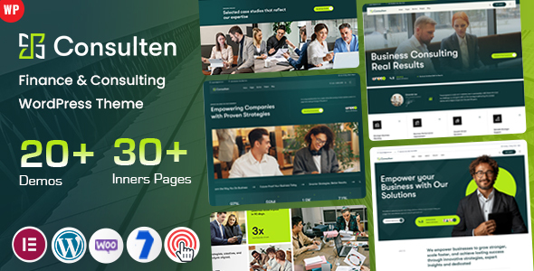 Consulten - Finance & Consulting WordPress Theme