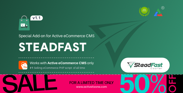 Active eCommerce CMS | SteadFast Courier Add-on