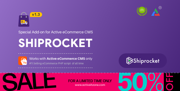 Active eCommerce Shiprocket Add-on