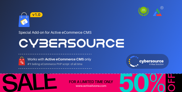 Active eCommerce Cybersource Add-on