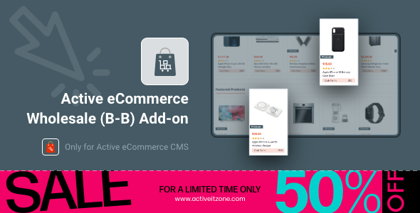 Active eCommerce Wholesale (B-B) Add-on
