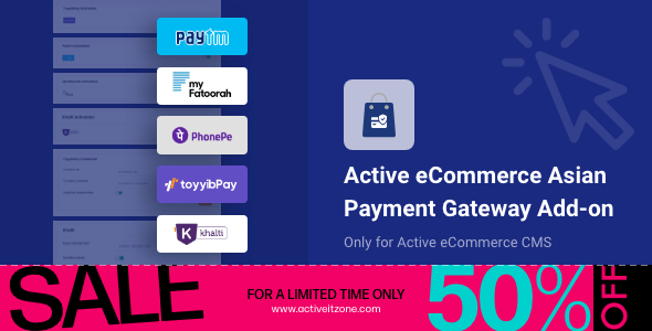 Active eCommerce Asian Payment Gateway Add-on