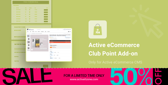 Active eCommerce Club Point Add-on