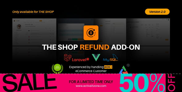 The Shop Refund Add-on