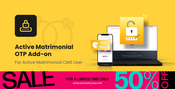 Active Matrimonial OTP add-on