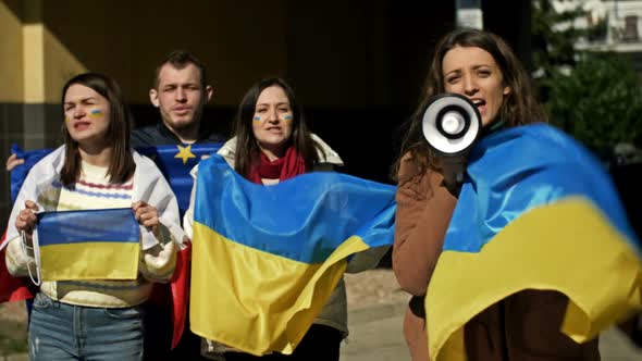 Protest Against the War in Ukraine and the Russian Invasion