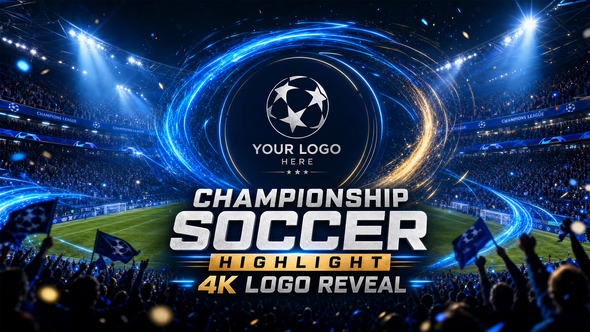 Championship Soccer Highlight Logo Reveal