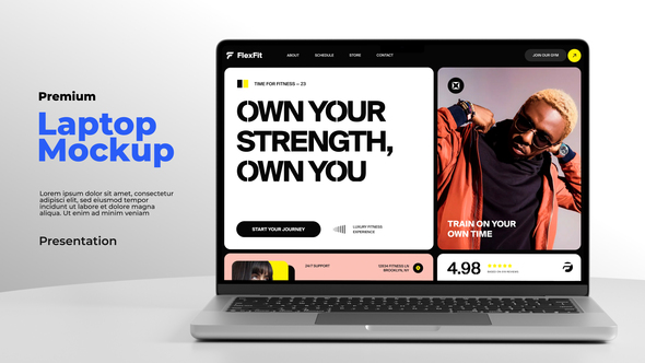 Laptop Mockup | MOGRT