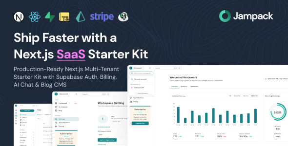 Jampack – Next.js SaaS Starter Kit With AI Chat & Billing